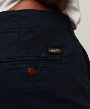 Superdry Regular Chino Pants in Blue