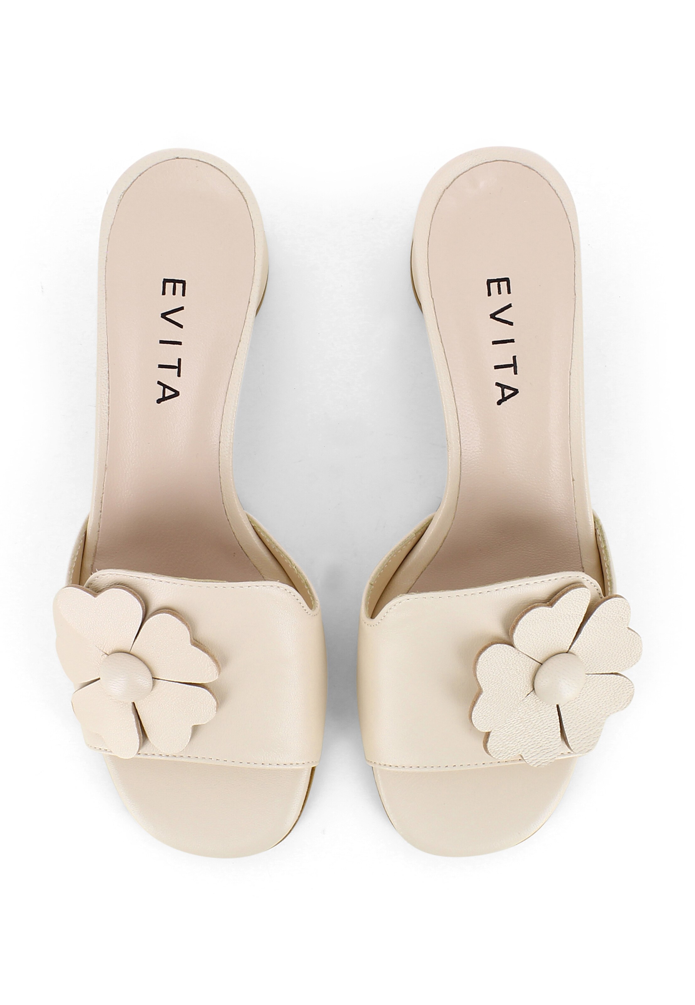 EVITA Pantolette 'DORI' in Beige