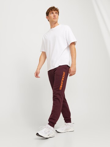 JACK & JONES Конический (Tapered) Штаны 'GORDON ALVIS' в Красный