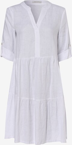 Robe-chemise apriori en blanc : devant