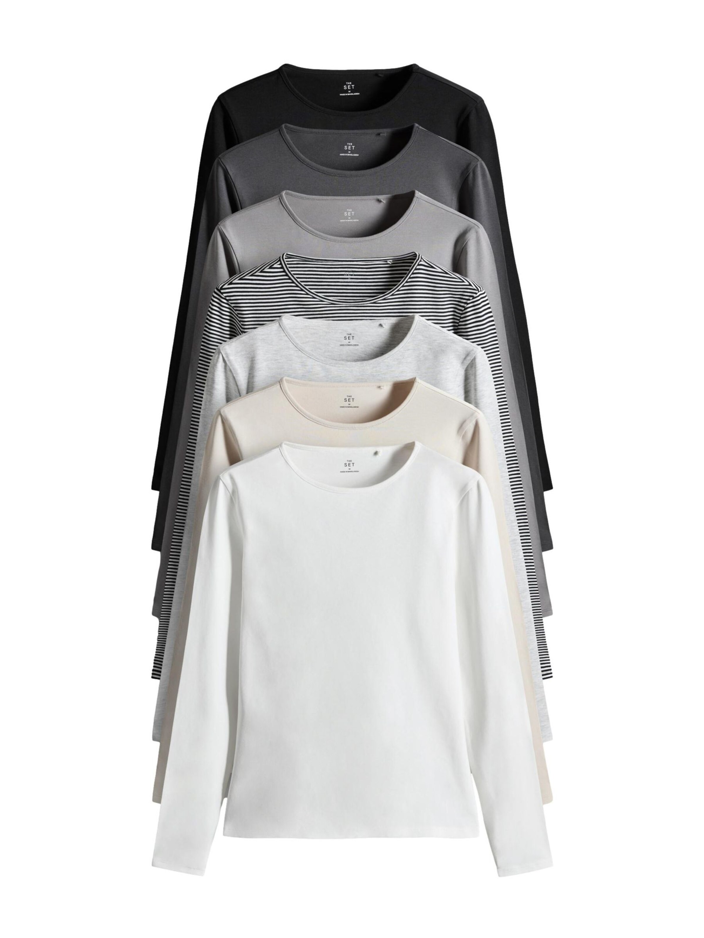 The Set Shirts i beige: forside