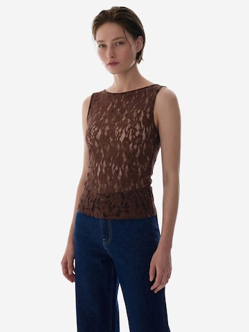 Penti - Blusa body em castanho