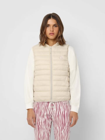 Scalpers Bodywarmer in Beige: voorkant