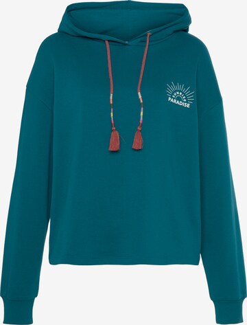 Sweat-shirt VIVANCE en vert : devant