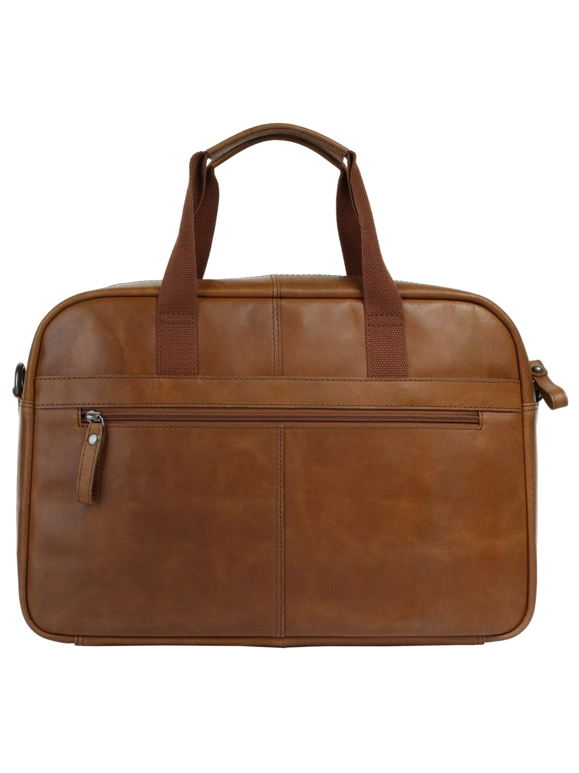 SANSIBAR Aktenkoffer 'BUSINESS BAG, BLACK'‌‌‌‌‌‌‌ in Braun