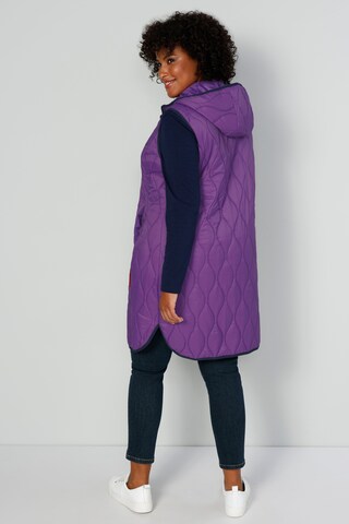 MIAMODA Vest in Purple