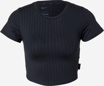 NIKE Performance shirt 'One Luxe' in Black: front