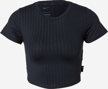 NIKE Performance shirt 'One Luxe' in Black: front