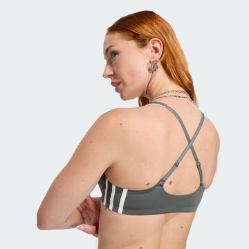 ADIDAS PERFORMANCE Треугольник Спортивный бюстгальтер в Серый