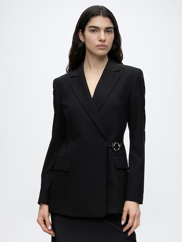 Blazer 'Alinde' di HUGO in nero: frontale