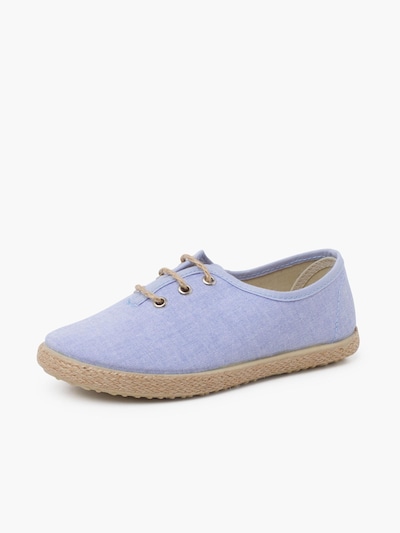 Pisamonas Lage schoen in 20 in de kleur Blauw denim, Productweergave