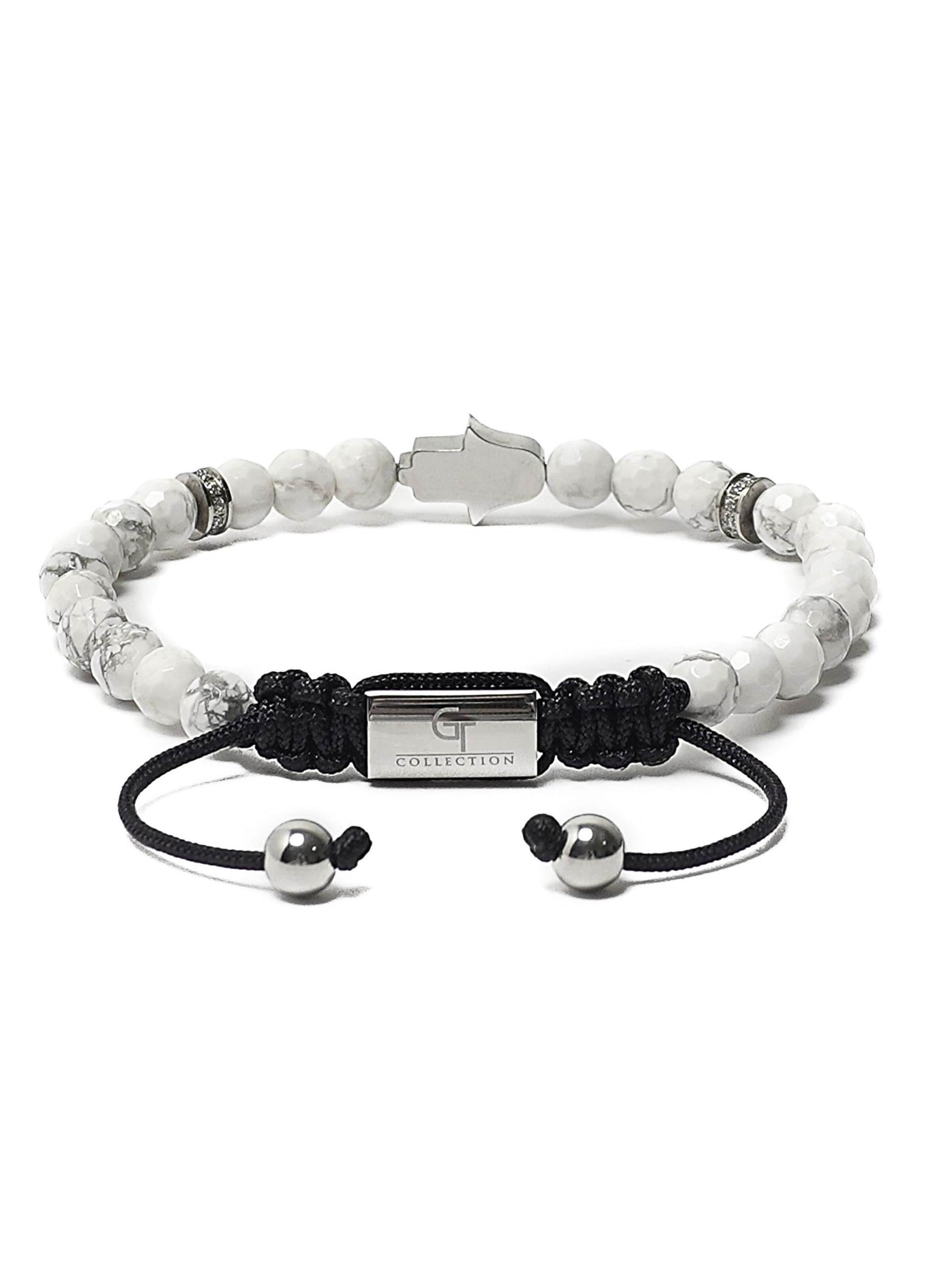 GT Collection Bracelet 'Hamsa Hand' in White