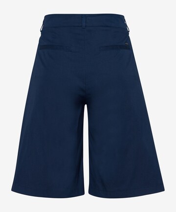 BRAX Wide leg Pleat-Front Pants 'Mia' in Blue