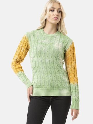 Pull-over CIPO & BAXX en vert : devant