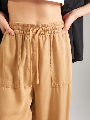 ONLY Loose fit Pants 'KENYA' in Brown