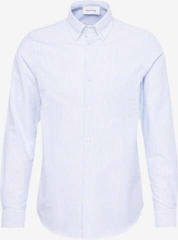 Harmony Paris Regular fit Button Up Shirt 'CELESTIN' in Blue: front