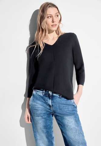 CECIL Sweater in Black: front