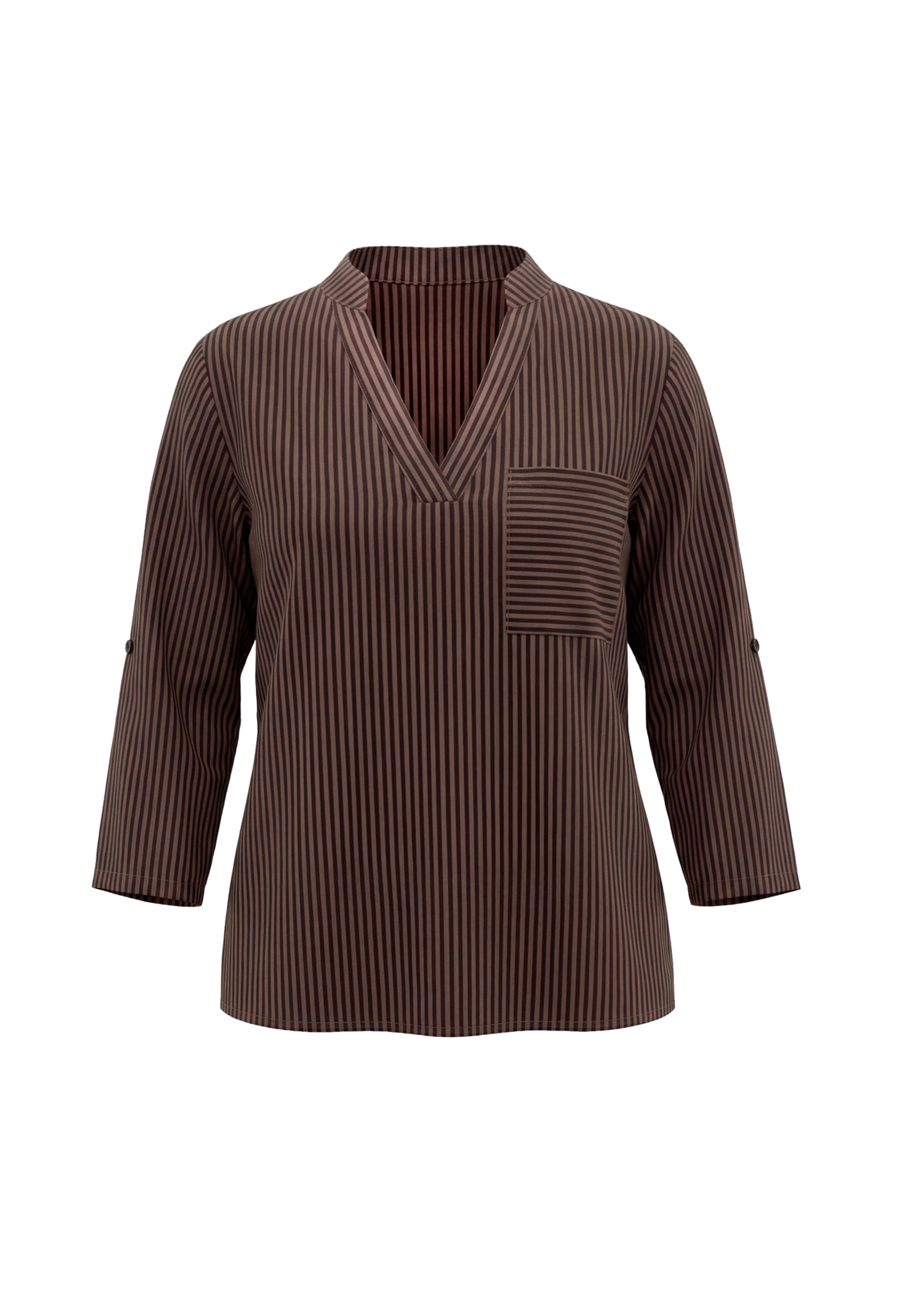 usha BLACK LABEL - Blusa en marrón: frente