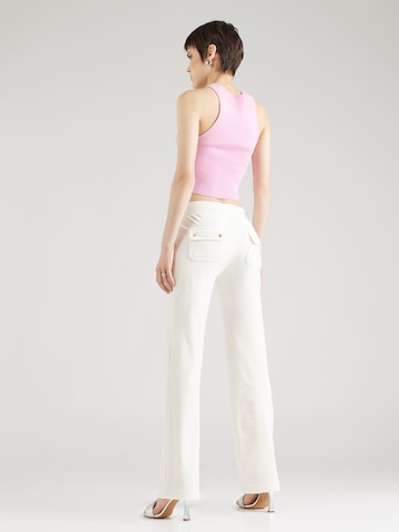 Juicy Couture Flared Broek 'DEL RAY' in Wit