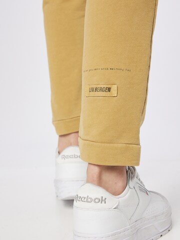 Liv Bergen Regular Pants 'Toni' in Beige