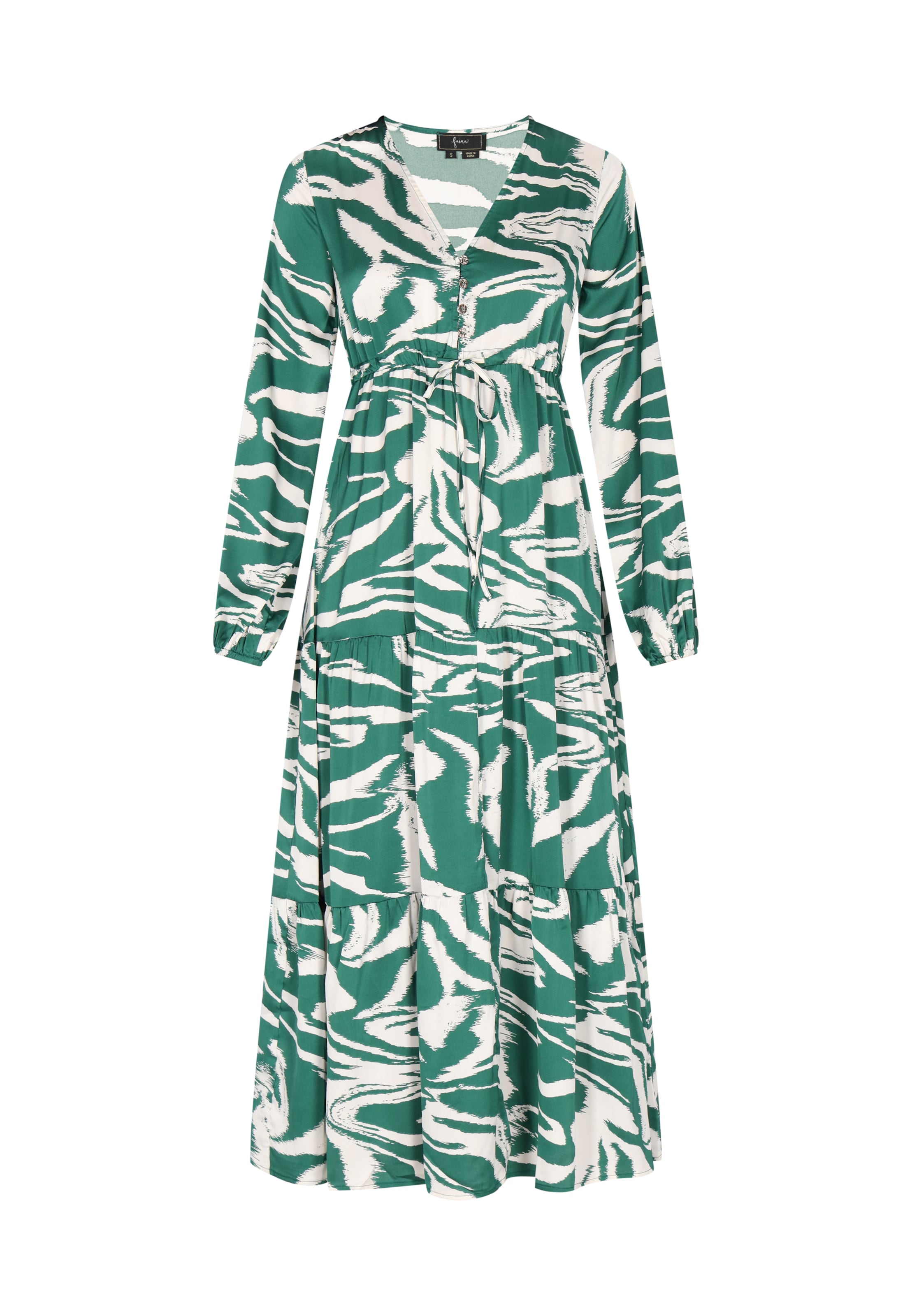 faina Šaty - Zelená: predná strana