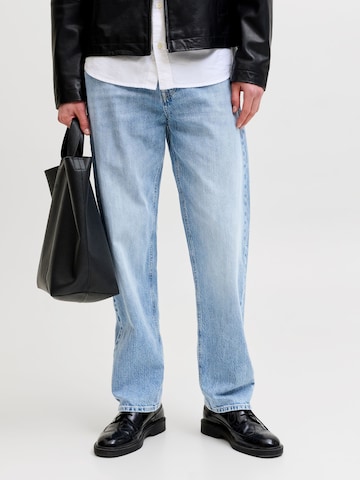 Loosefit Jean 'JJIEDDIE JJORIGINAL' JACK & JONES en bleu : devant