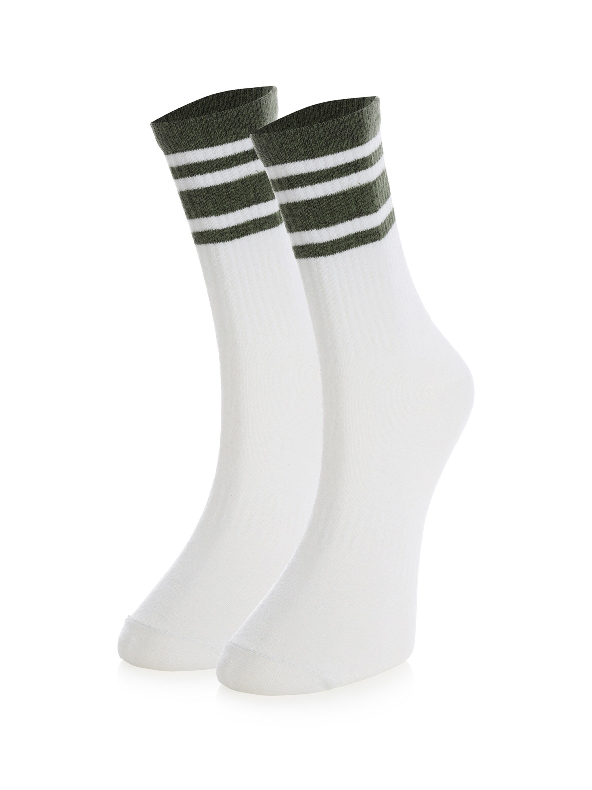 Calzino 'Hochschule' di Crea Socks in bianco