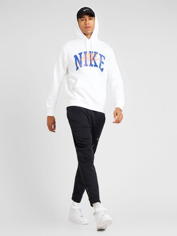 balts Nike Sportswear Sportisks džemperis 'CLUB'