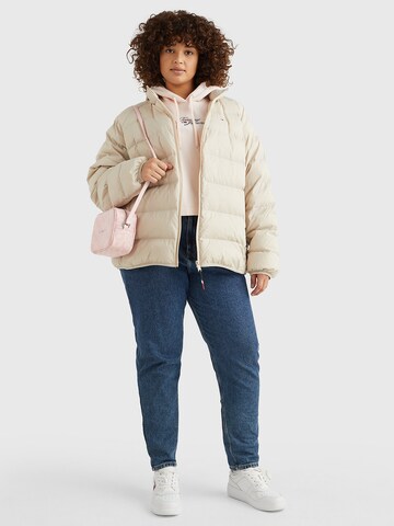 Tommy Jeans Curve Jacke in Beige