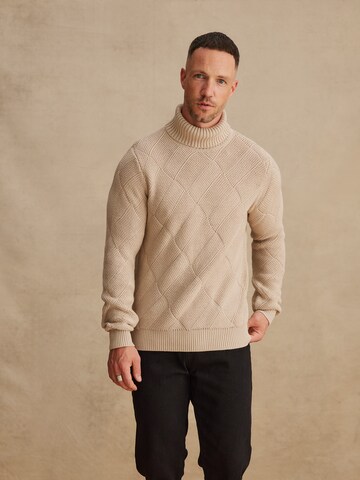 DAN FOX APPAREL Pullover 'Friedrich' i beige: forside