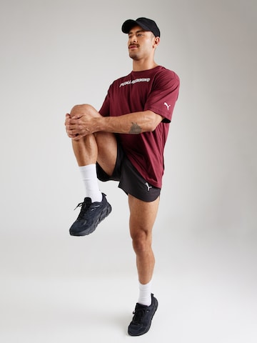 PUMA Funkcionalna majica | rdeča barva