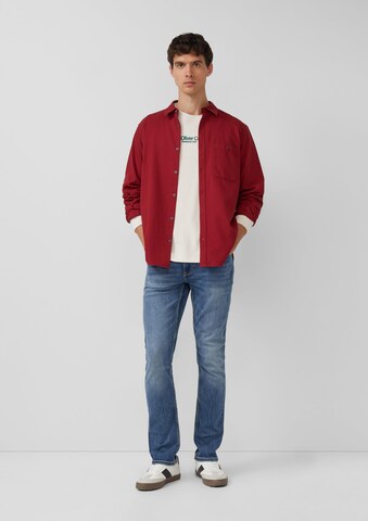 s.Oliver Regular fit Overhemd in Rood