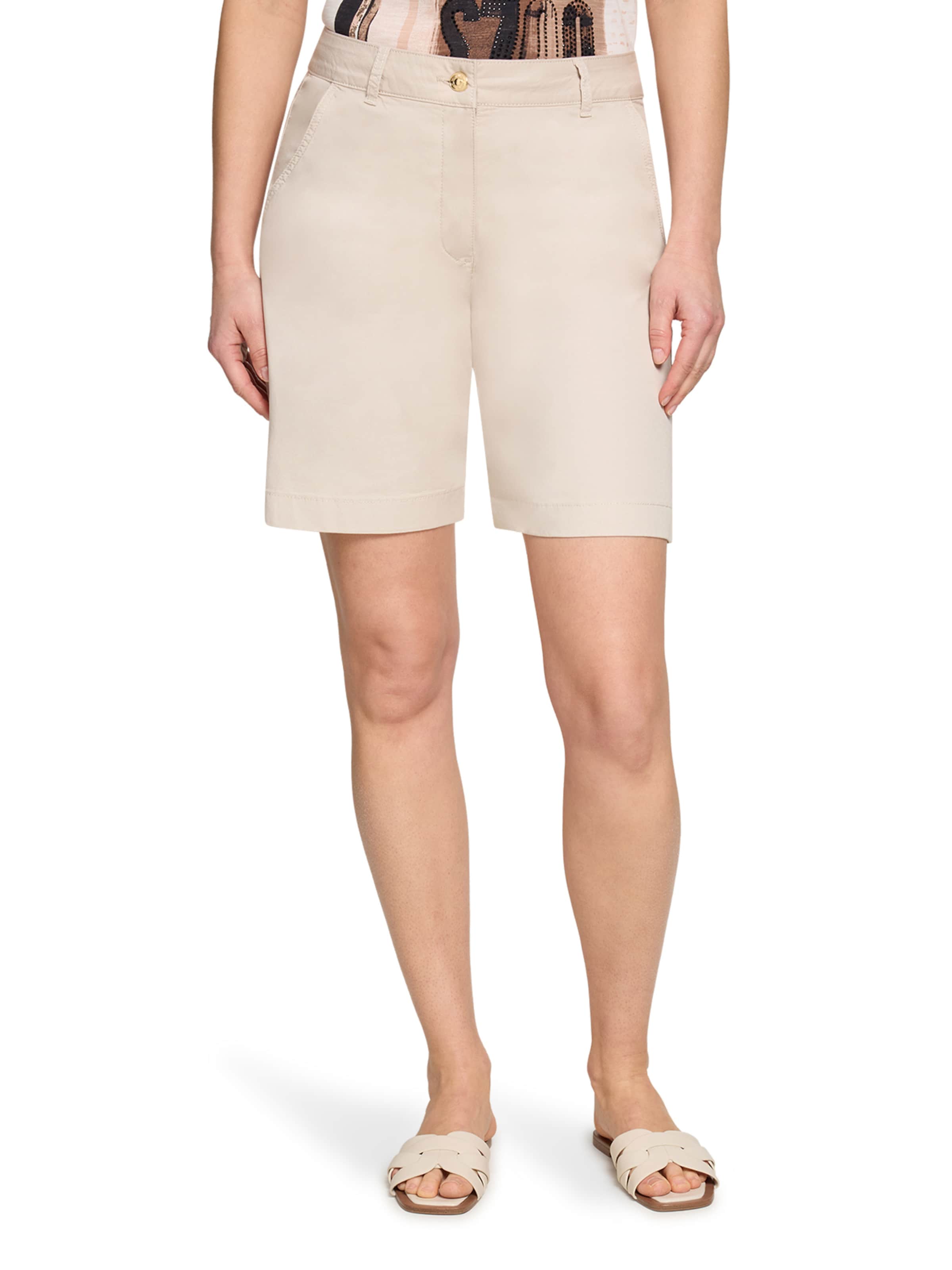 Betty Barclay Regular Broek in Beige: voorkant