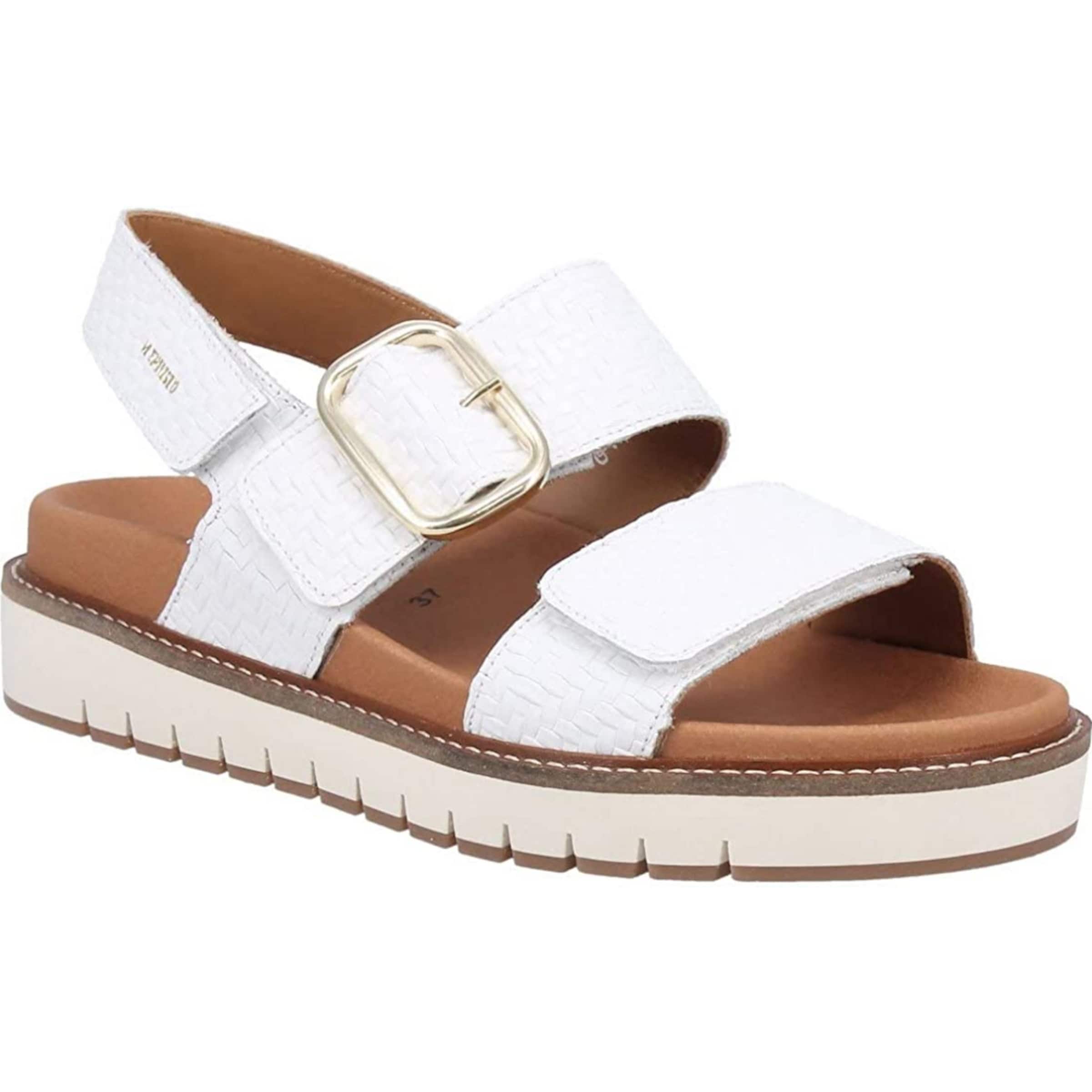 MEPHISTO Sandale in Weiß: Vorderseite