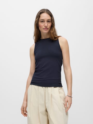 OBJECT Top 'OBJJAMIE' in Blau: Vorderseite