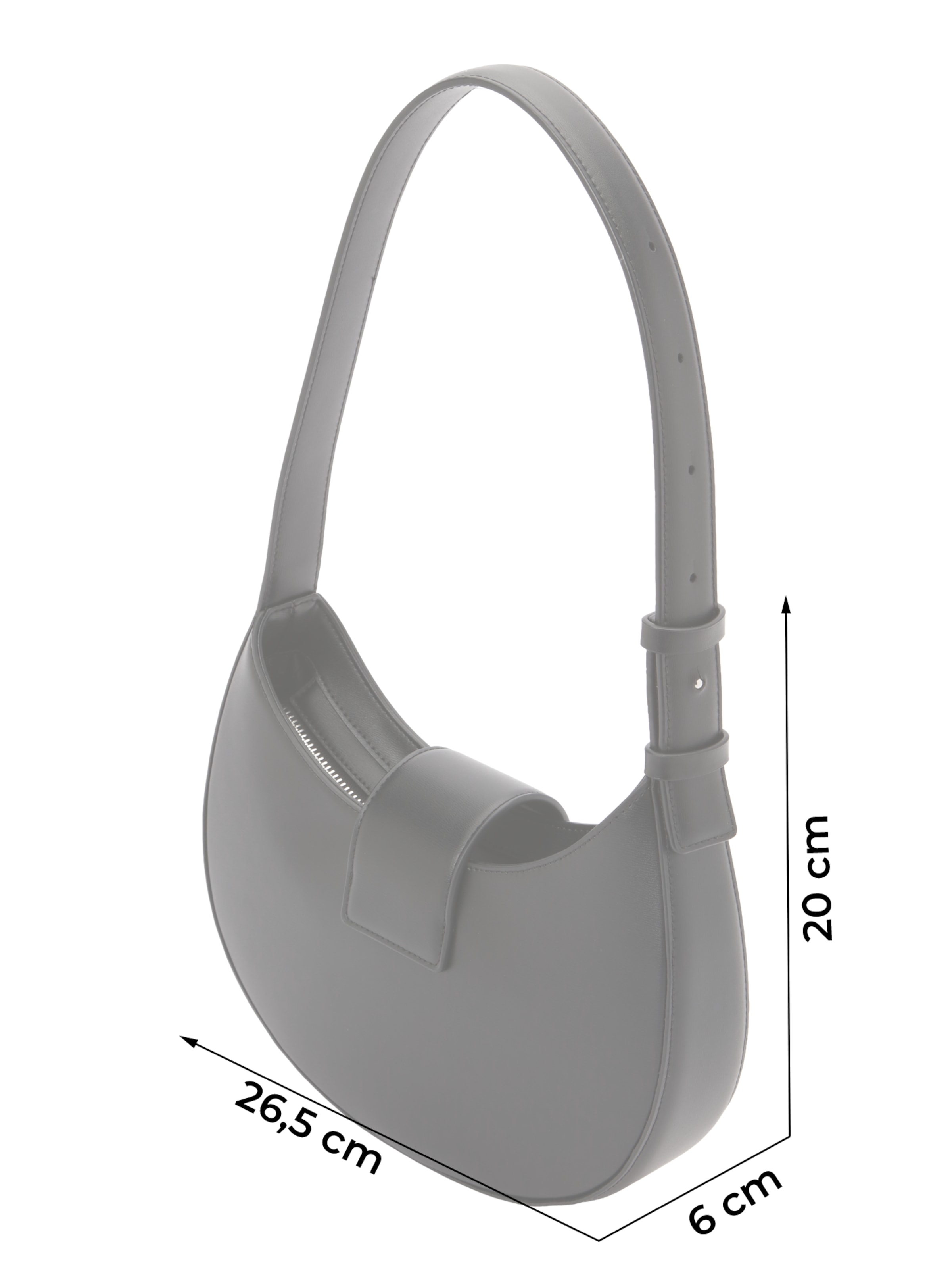 ARMANI EXCHANGE Olkalaukku 'JODIE' värissä musta