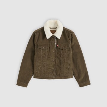 LEVI'S ® Демисезонная куртка 'Original Sherpa Trucker' в Зеленый