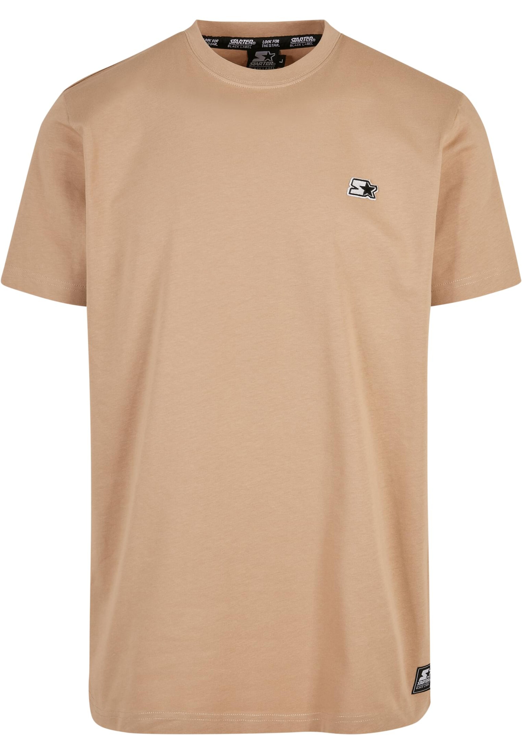 T-Shirt 'Essential' Starter Black Label en beige : devant