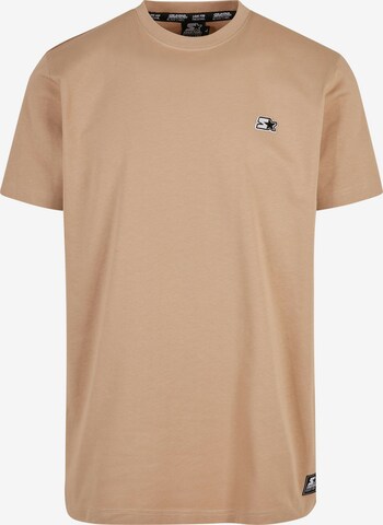 T-Shirt 'Essential' Starter Black Label en beige : devant