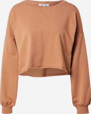 ABOUT YOU Sweatshirt 'Liam' in Orange: front