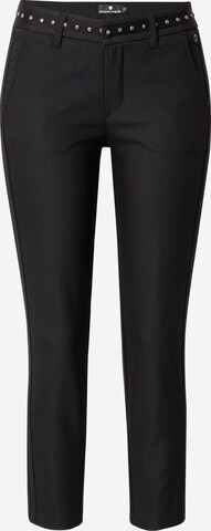 FREEMAN T. PORTER Slimfit Hose 'Claudia Polyneo' in Schwarz: predná strana