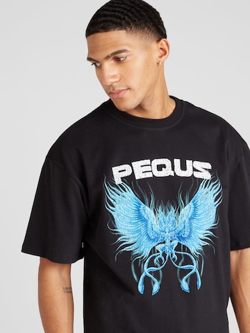 Pequs T-Shirt in Schwarz