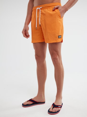 BIG STAR Swimming shorts 'Rafansisos' in Orange
