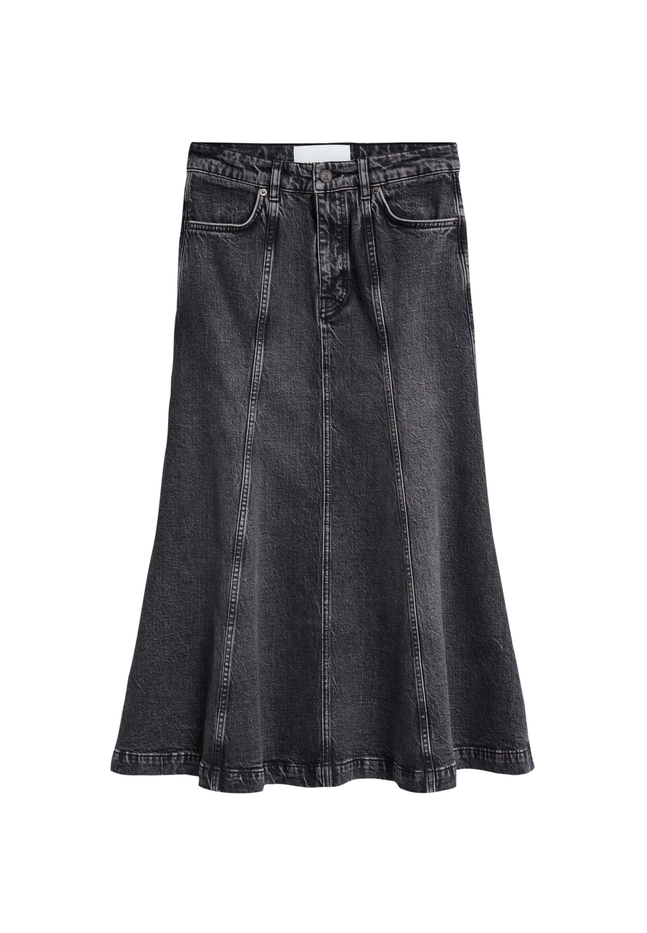 ARMEDANGELS Rock ' ARIENAA ' in Grau: Vorderseite