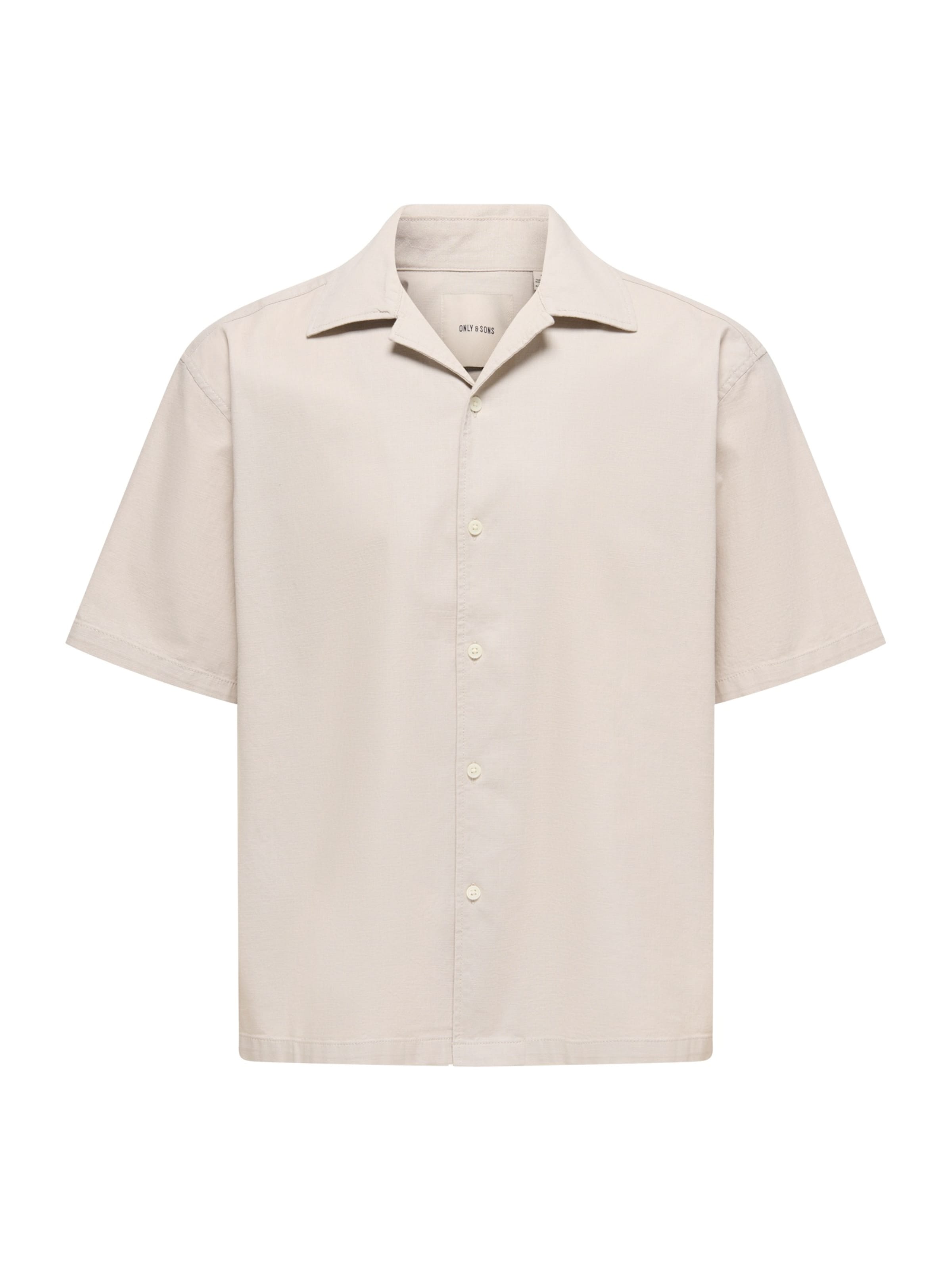 Only & Sons Comfort fit Button Up Shirt 'ONSREID' in Grey: front