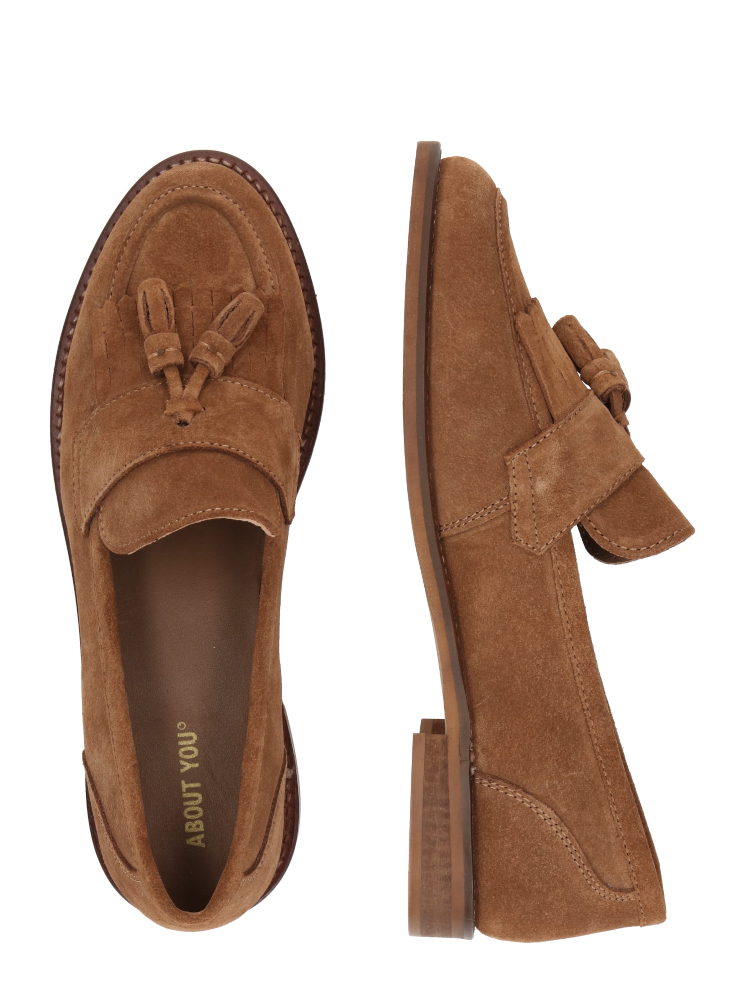 ABOUT YOU Пантофи 'Talia' в кафяво