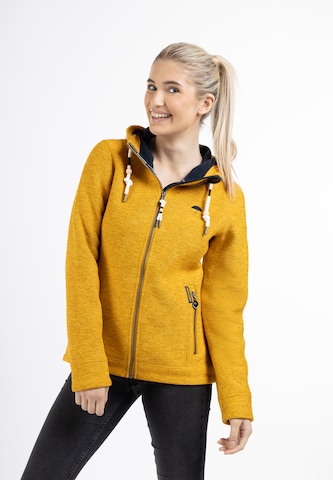 Schmuddelwedda Fleece jacket in Yellow: front