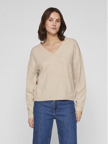 VILA - Jersey en gris: frente
