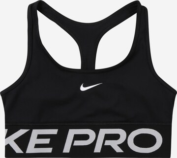 NIKE Sportsundertøj 'SWOOSH PRO' i sort: forside