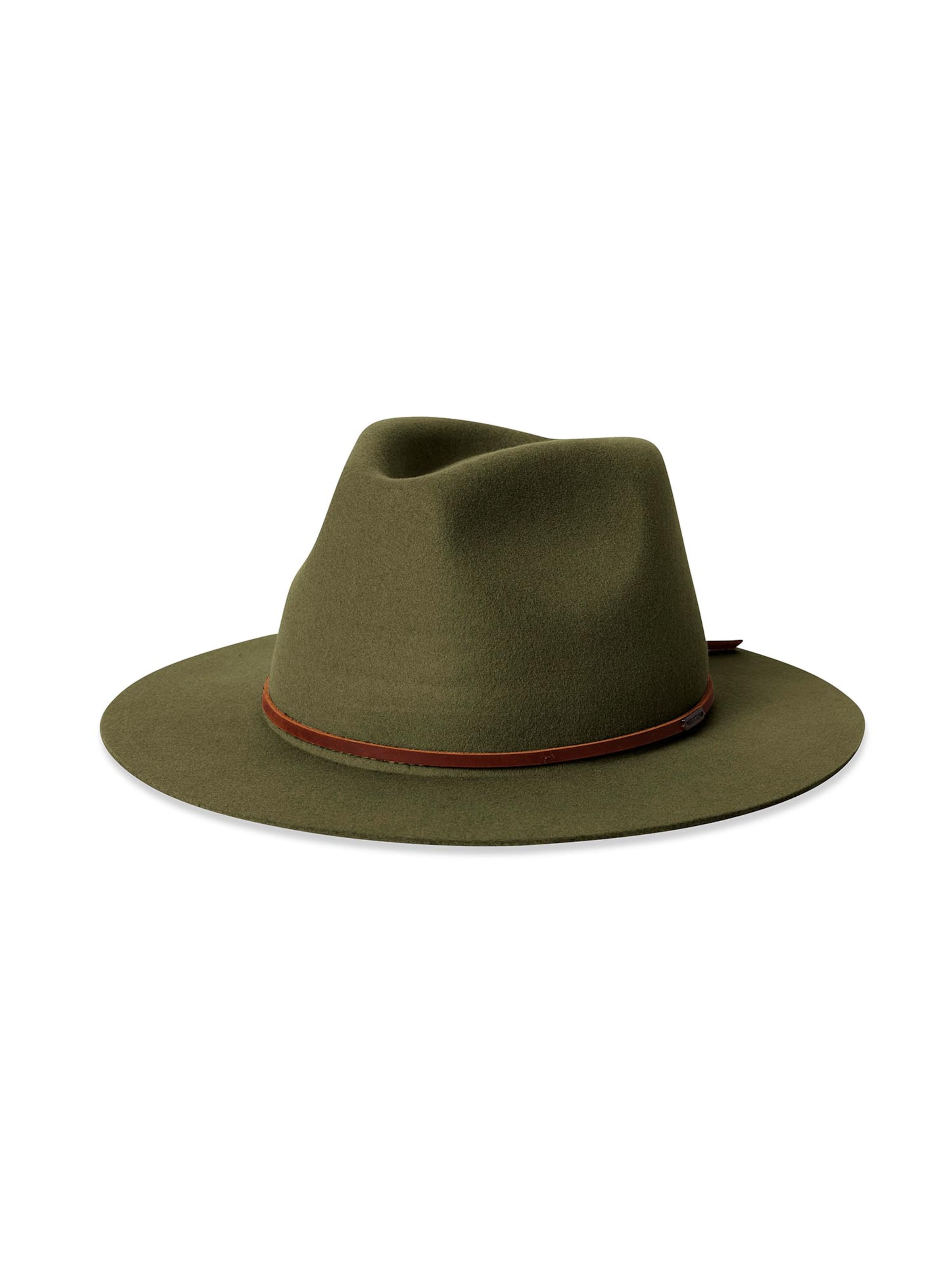 Brixton Klobouk 'WESLEY' – zelená: přední strana